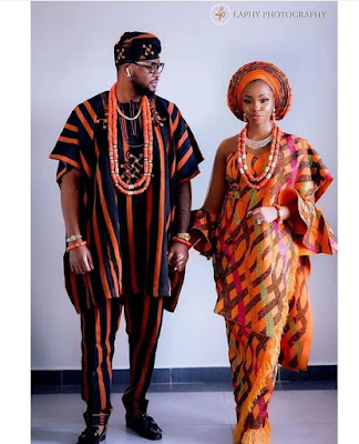 BamBam and Teddy A Traditional wedding attire Latest Nigerian traditional wedding attire