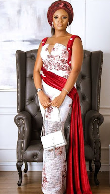 Latest White Lace Styles for Aso Ebi and Owambe