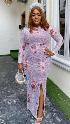 Latest White Lace Styles for Aso Ebi and Owambe