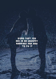 Signs of an unhappy marriage and how to fix it