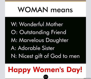 Happy women's day to all the women
