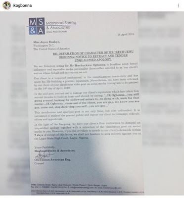 Ik Ogbonna to sue fan to court