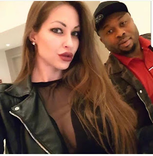 Olakunle Churchill and girlfriend