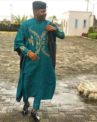 Latest Ebuka Agbada Styles