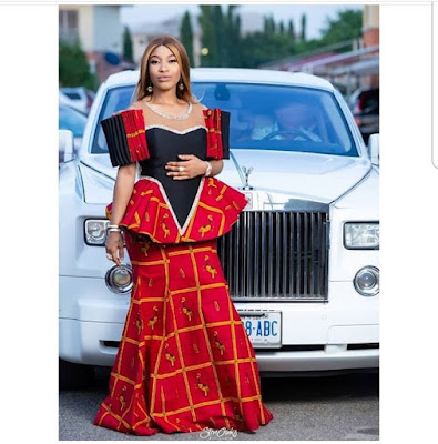 Tonto Dikeh's Ankara styles
