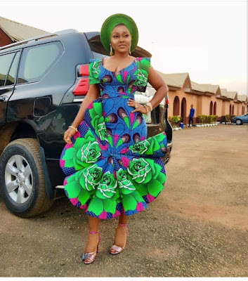 Mercy Aigbe Mercy Aigbe's Ankara styles