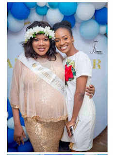 Toyin Abraham gives birth to a baby boy