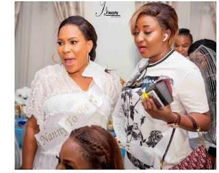 Toyin Abraham gives birth to a baby boy