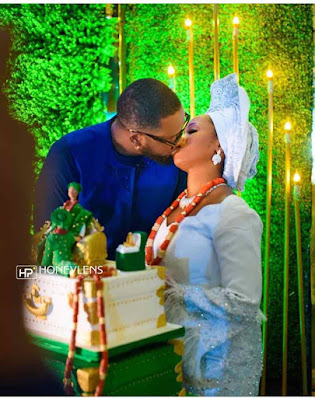 BamBam and Teddy A traditional wedding attire Latest Nigerian traditional wedding attire