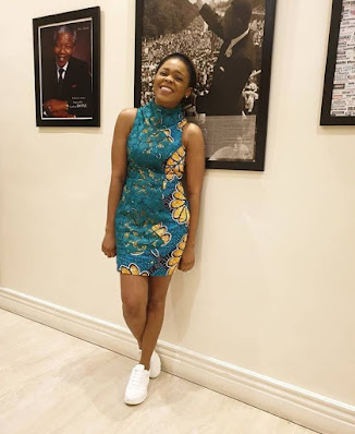 Chidinma Ekile looks stunning in simple Ankara styles