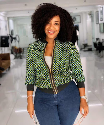 Latest Ankara tops with jeans trousers