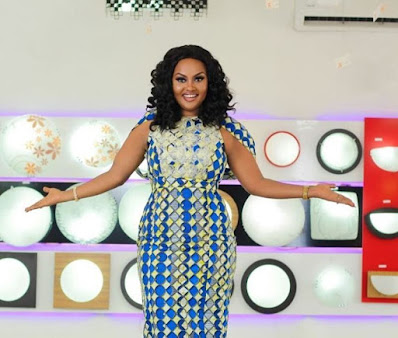 Latest Ankara short gown styles Nana Ama McBrown Ankara short gown styles