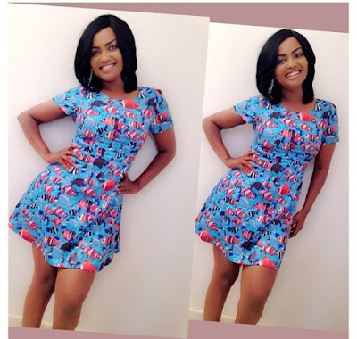 Latest Ankara short gown styles Nana Ama McBrown Ankara short gown styles