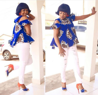 Ankara trousers and peplum top Classy Ankara trousers and peplum top