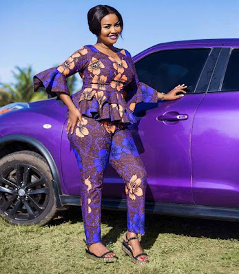 Ankara trousers and peplum top Classy Ankara trousers and peplum top
