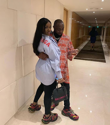 Davido's and girlfriend Chioma Pregnant Chioma shopping for her unborn baby