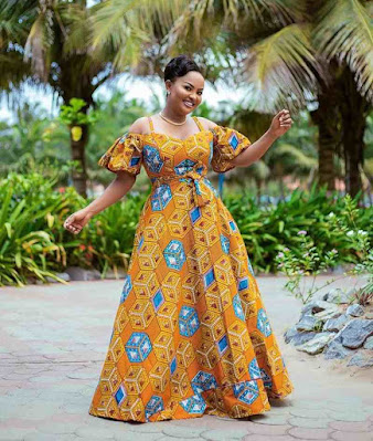 Ankara long gown styles Latest Ankara long gown styles for classy ladies