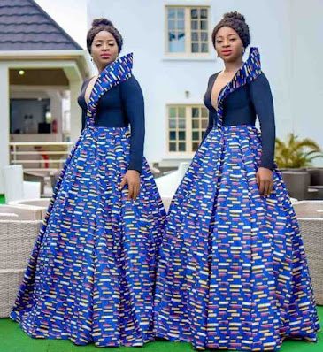 Ankara long gown styles Latest Ankara long gown styles for classy ladies