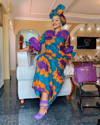 Mercy Aigbe Mercy Aigbe Ankara styles