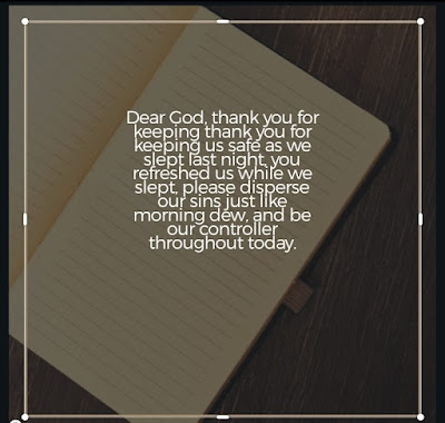 Good morning prayer Good morning prayer messages for him or her