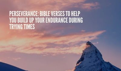 Perseverance: Endurance Bible Verses Perseverance: Bible Verses to help you build up your endurance during trying times