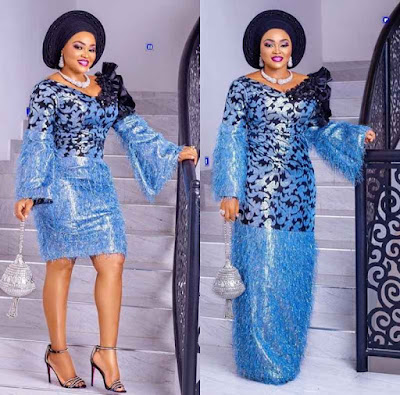Latest lace gown styles Latest lace gown styles for aso ebi and owambe