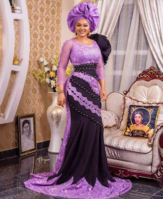 Latest lace gown styles Latest lace gown styles for aso ebi and owambe