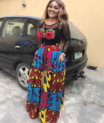 Mercy Aigbe Mercy Aigbe's Ankara styles