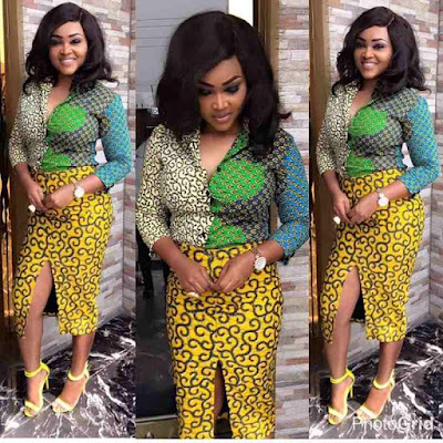 Mercy Aigbe Mercy Aigbe's Ankara styles