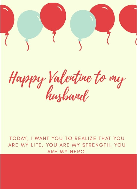 Valentine messages for husband with images