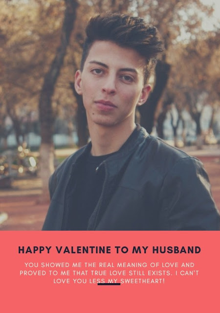 Valentine messages for husband with images