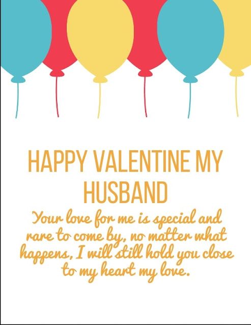 Valentine messages for husband with images