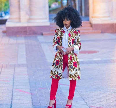 Ankara jackets and Ankara pants Latest Ankara Jacket and Ankara Pants For Ladies