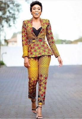 Ankara Jackets and And Ankara pants Latest Ankara Jackets and Ankara Pants For Ladies