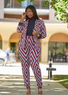 Ankara jackets and Ankara pants Latest Ankara Jacket and Ankara Pants For Ladies