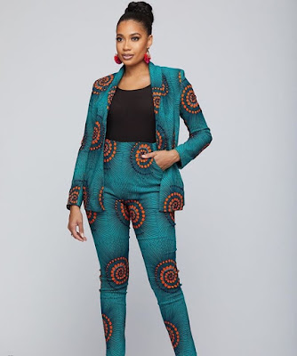 Ankara jackets and Ankara pants Latest Ankara Jacket and Ankara Pants For Ladies