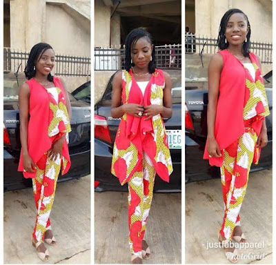 Ankara jackets and Ankara pants Latest Ankara Jacket and Ankara Pants For Ladies