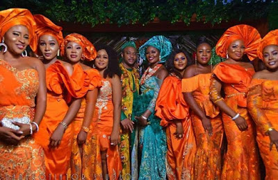 Igbo traditional wedding attire Check out the Igbo traditional wedding attire from Chizzy Alichi's Igba Nkwu