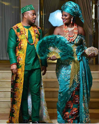Igbo traditional wedding attire Check out the Igbo traditional wedding attire from Chizzy Alichi's Igba Nkwu