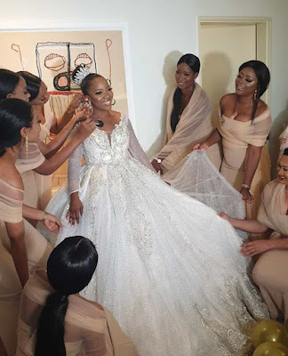 White wedding pictures of Sandra ikeji White Wedding Pictures From Sandra Ikeji's Wedding Photo Gallery