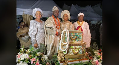 Efik traditional wedding attire Check out the Efik Traditional Wedding Attire from Davido's Brother Wedding