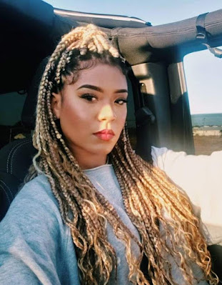 Blonde box braids Blonde box braid styles