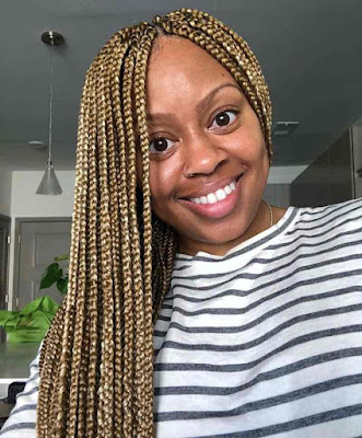 Blonde box braids Blonde box braid styles