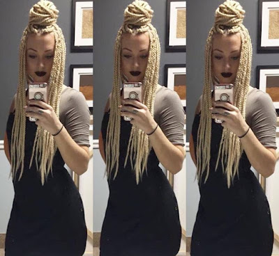 Blonde box braids Blonde box braid styles