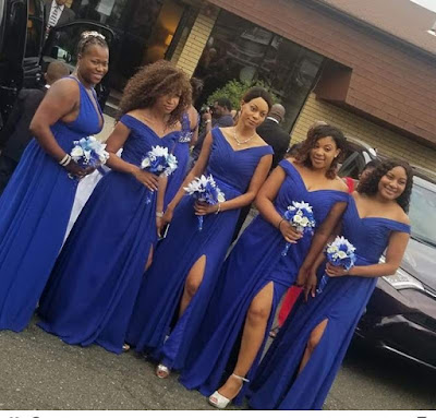 Royal Blue bridesmaid dresses