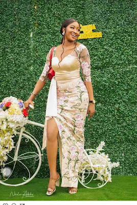 Asoebi styles Asoebi Styles With Lace and Ankara