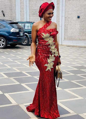 Asoebi Styles Asoebi Styles With Lace and Ankara