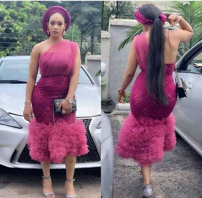 Asoebi styles Asoebi Styles With Lace and Ankara