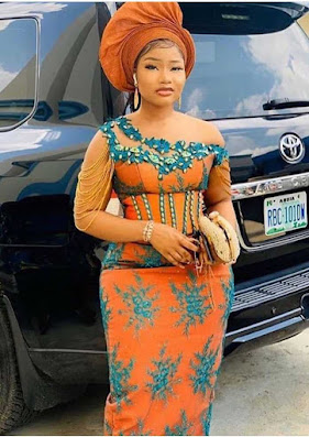 Asoebi styles Asoebi Styles With Lace and Ankara