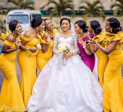 Latest Nigerian Bridesmaid Dresses